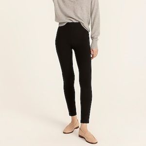 J. Crew Black Pixie Pant in Stretch Ponte, Petite XS